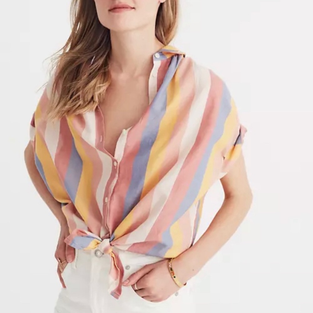 Madewell Striped Button Down